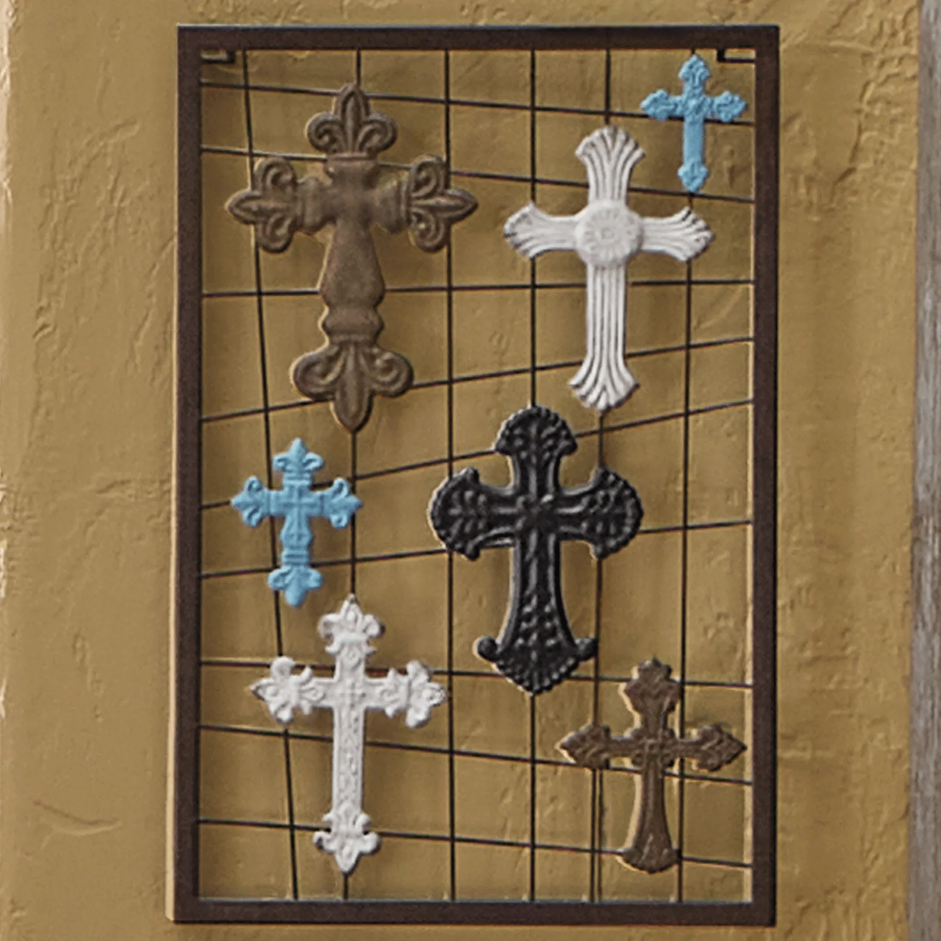 Metal Crosses Wall Art