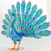 Metal Peacock Statue