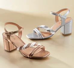 Midnight Velvet Metallic Multi Sandal