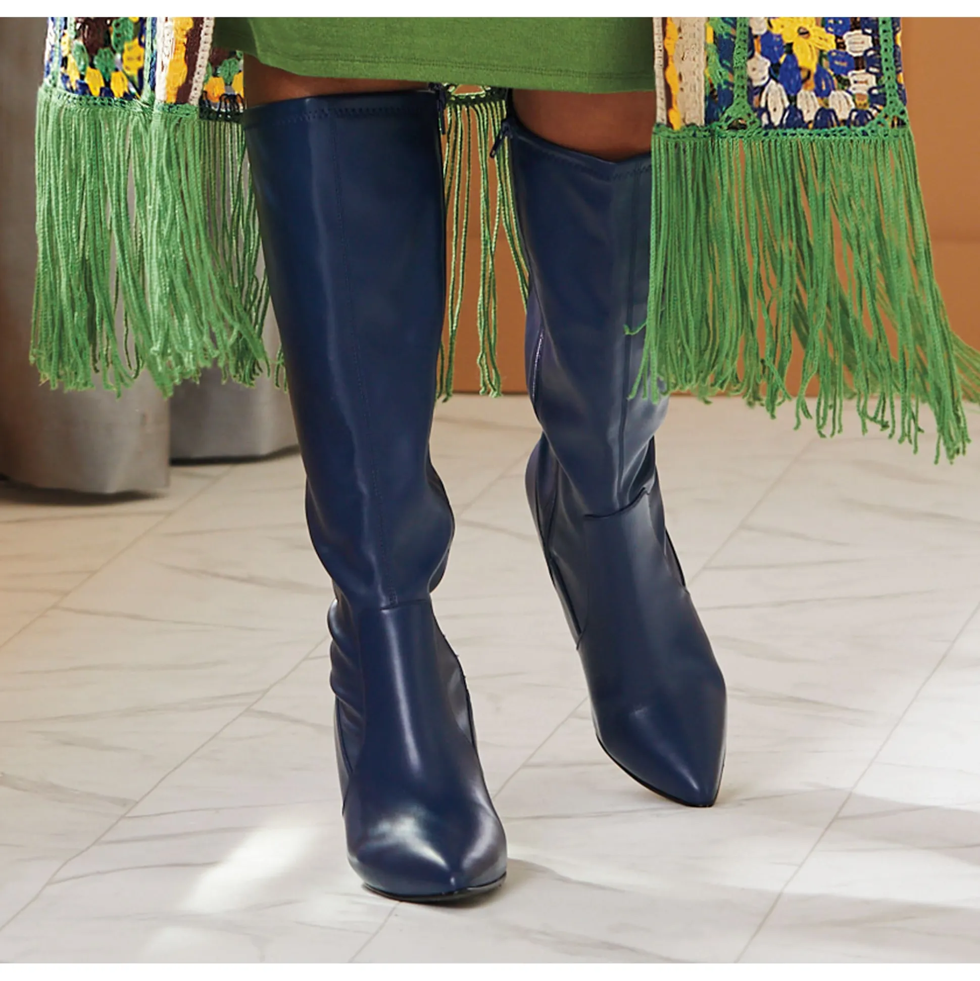 Midnight Velvet Tall Stretch Boot