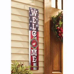 Military Porch Welcome Sign