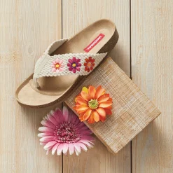Minha Sandal with Crocheted Straps