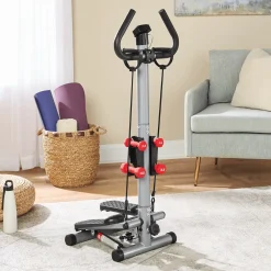 Mini Stair Stepper with Hand Weights