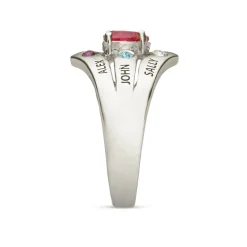 Mom & Family Birthstones Ring