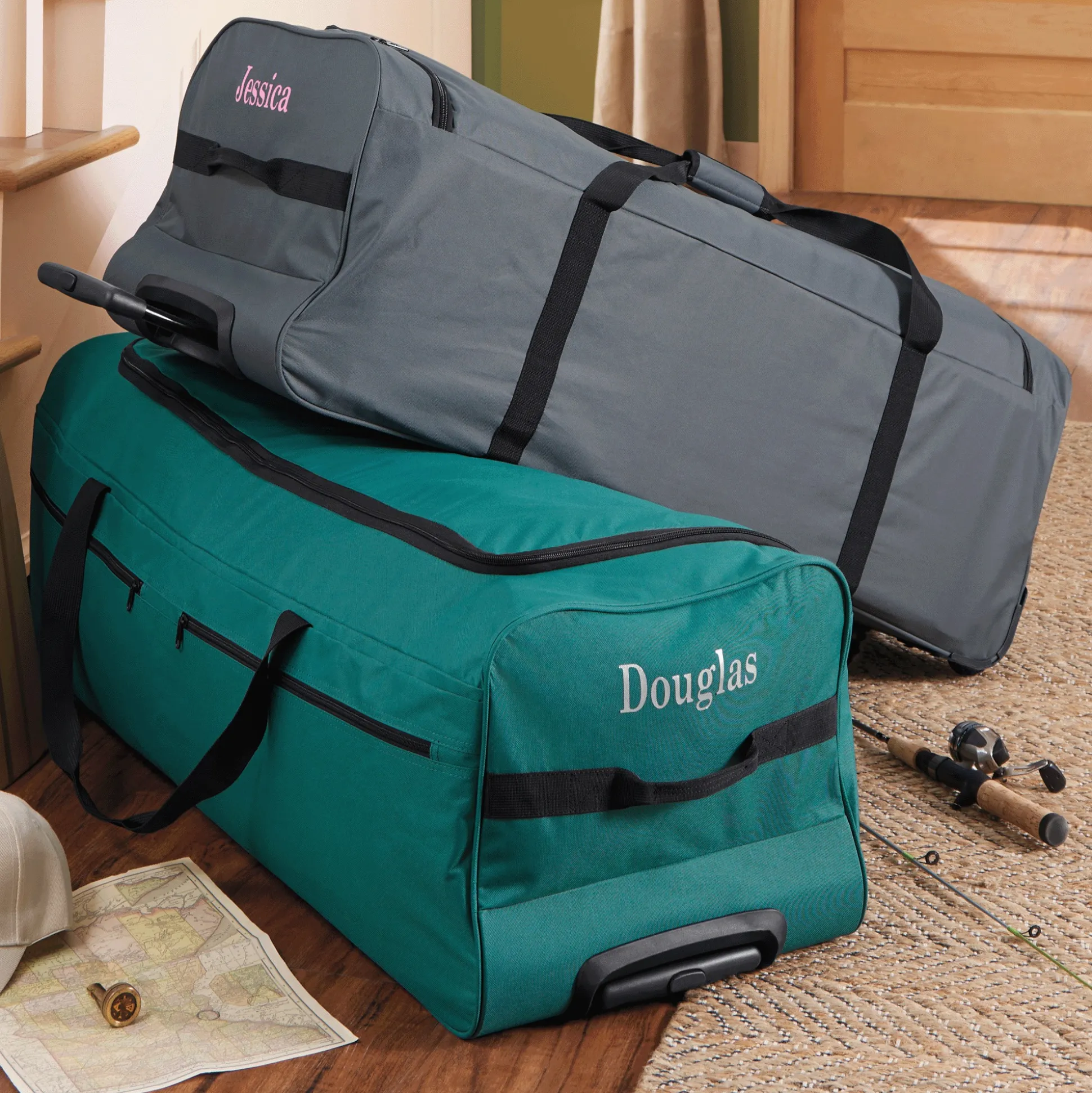 Montgomery Ward 40" Mega Rolling Duffel