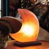 Moon-Shaped Himalayan Salt Lamp
