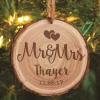 Mr. & Mrs. Personalized Ornament