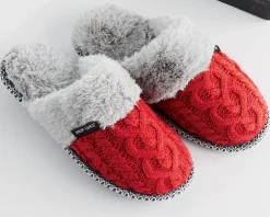 MUK LUKS® Frida Scuff with Faux-Fur Lining