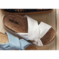 Muk Luks Jasmine Knotted Slide with Memory Foam
