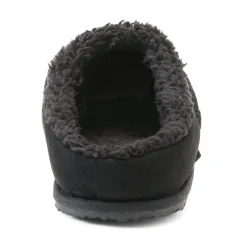 MUK LUKS Men's Pieced Scuff with Faux-Fur Lining