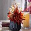 Mum Arrangement in Black Vase