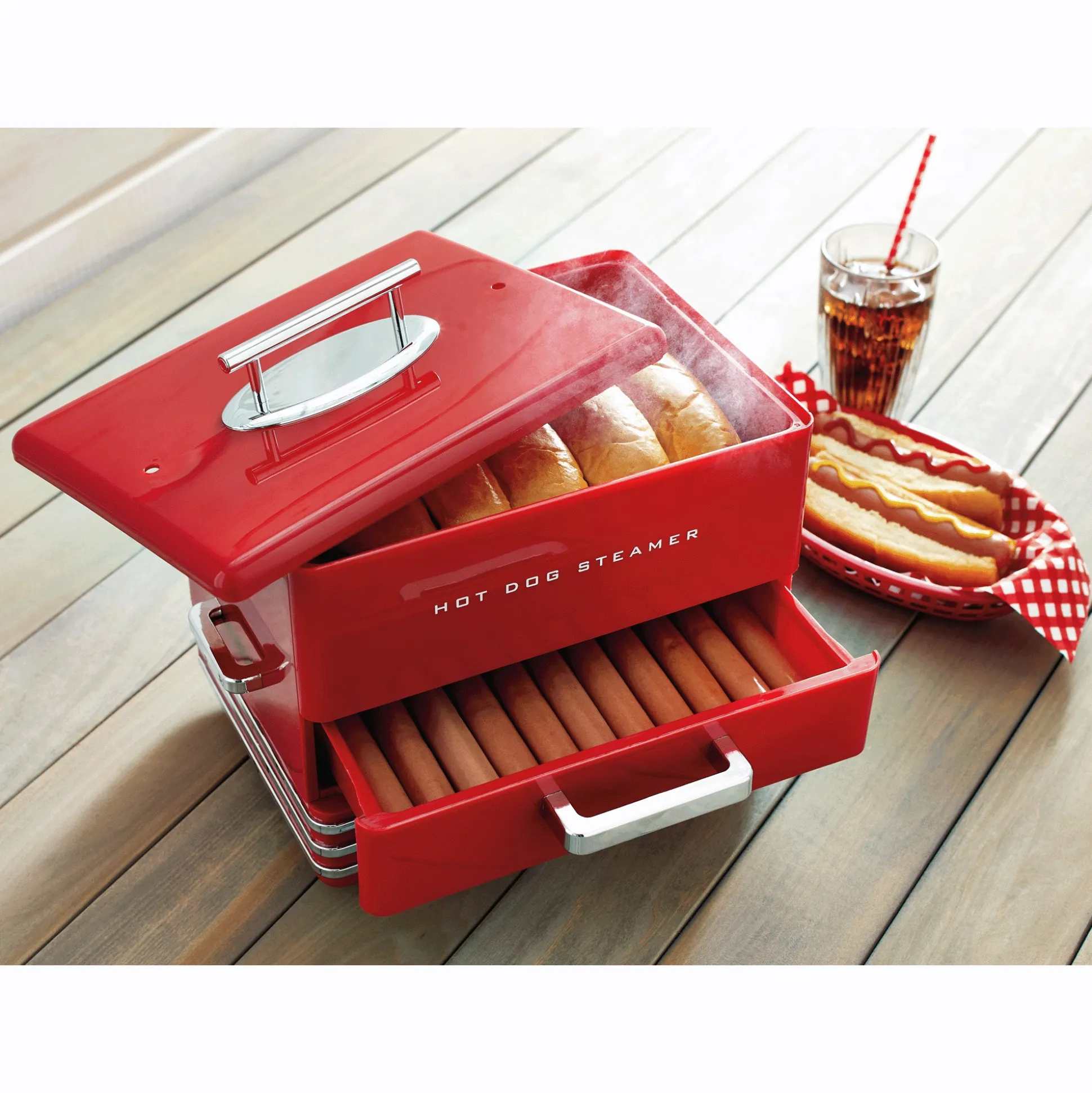 Nostalgia Hot Dog Steamer