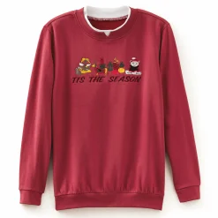 Novelty Embroidered Sweatshirt