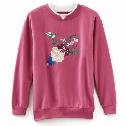 Novelty Embroidered Sweatshirt