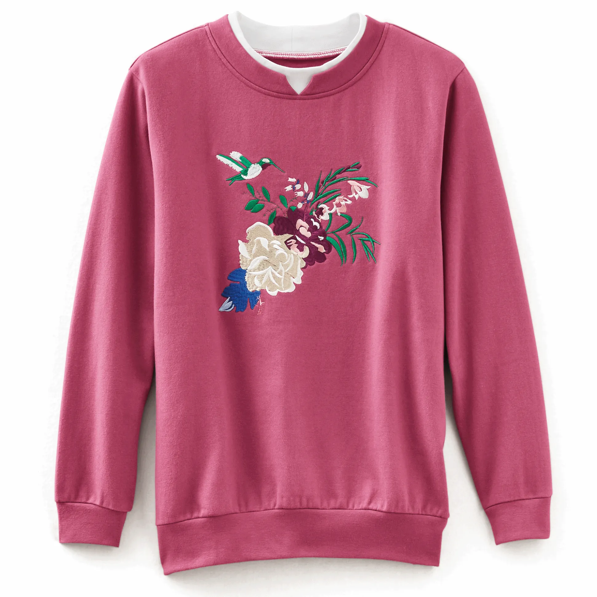 Novelty Embroidered Sweatshirt