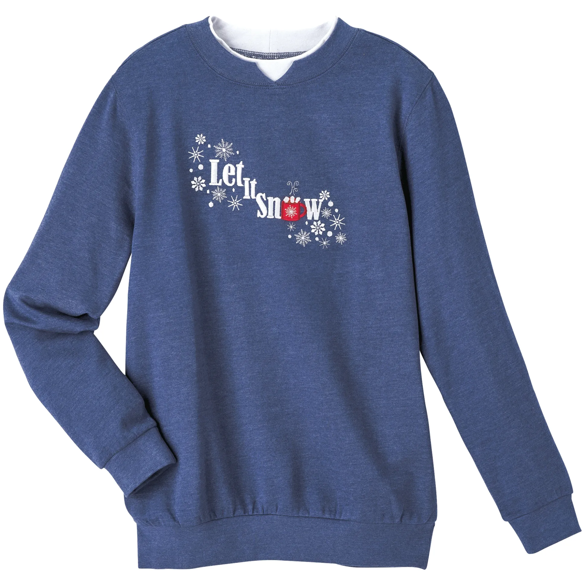 Novelty Embroidered Sweatshirt