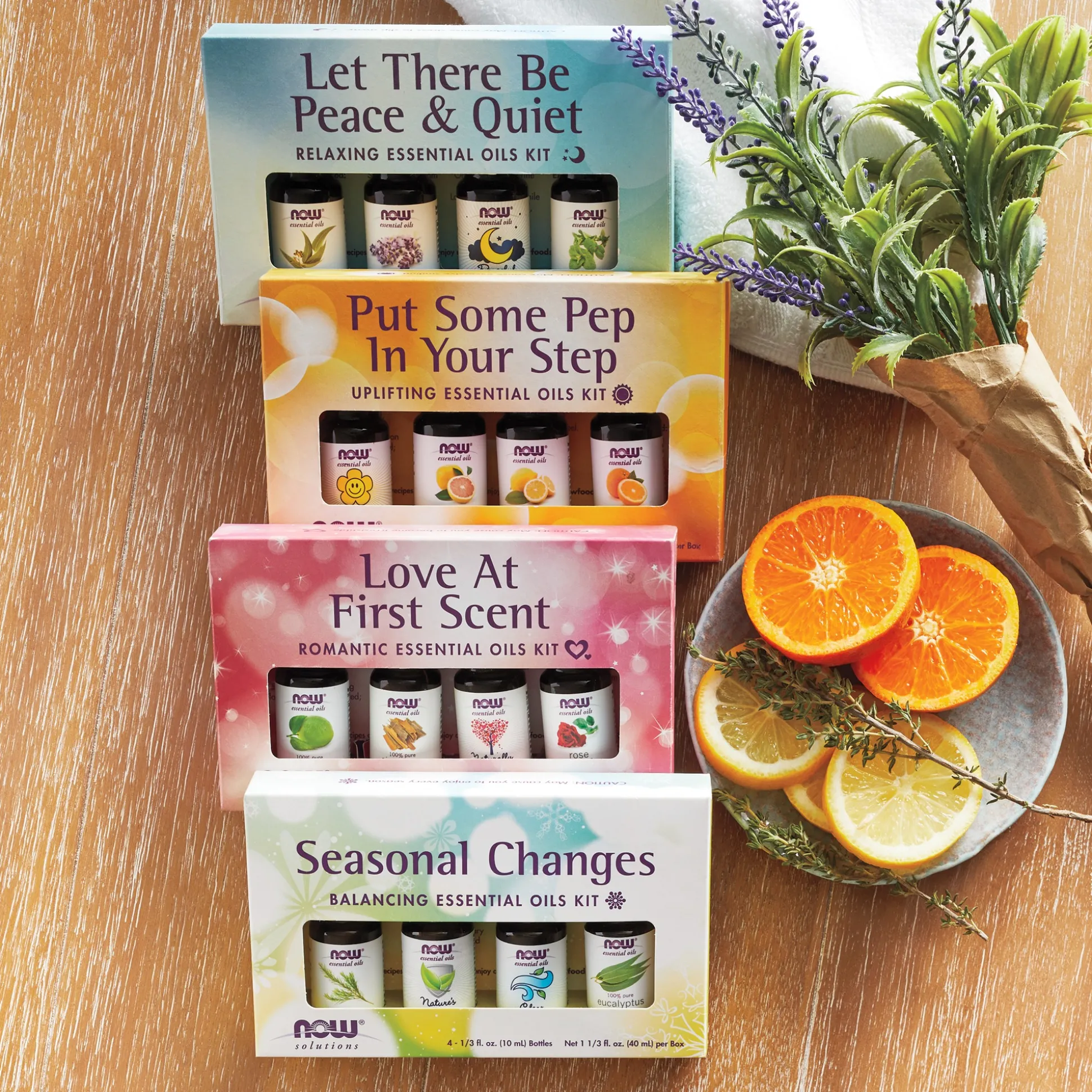 NOW Essential Oil Aromatherapy Blend Sets