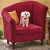 Offset Barrel Chair