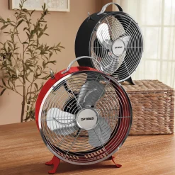 Optimus 10" Retro Design Drum Fan