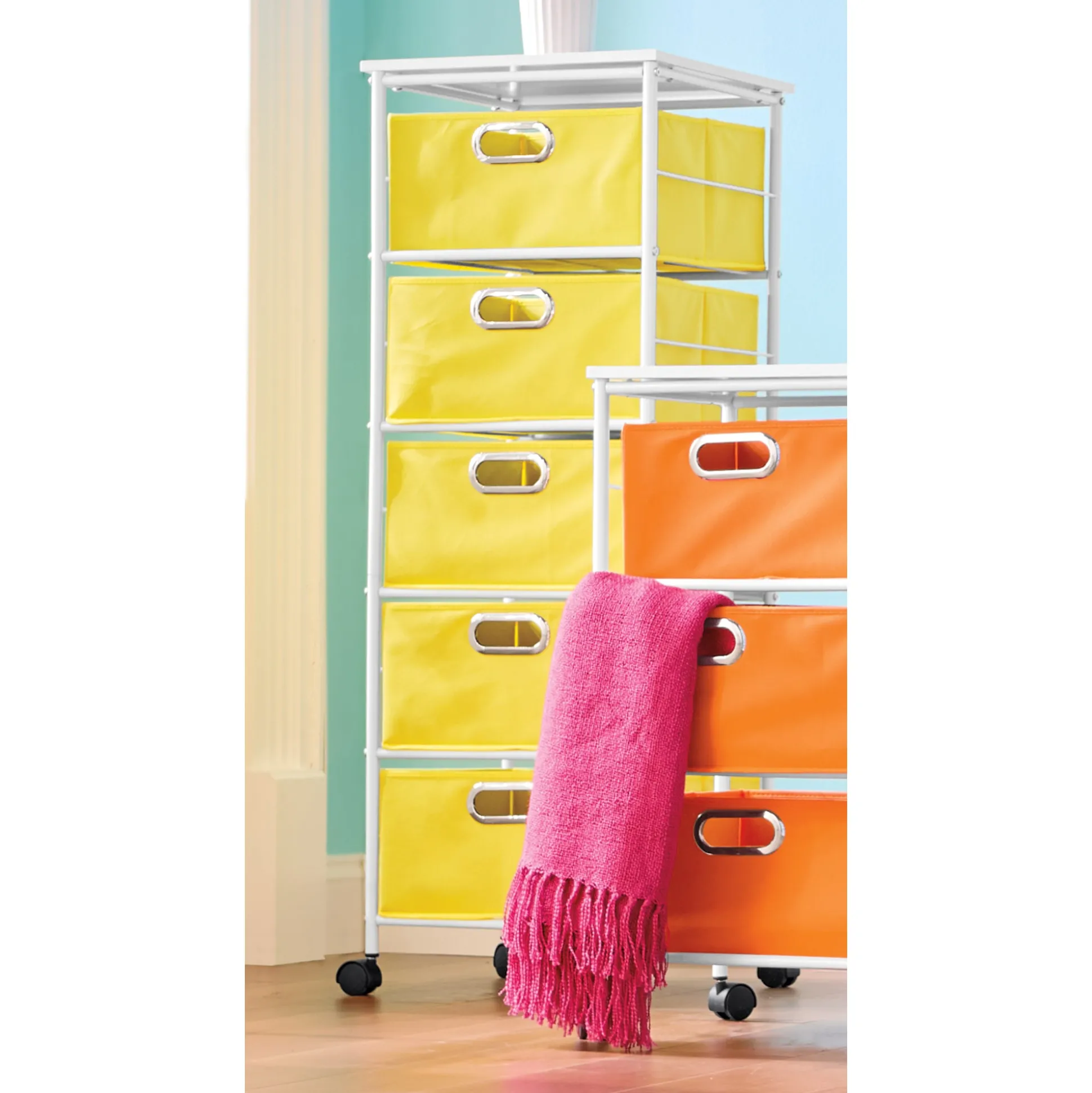 3- or 5- Drawer Rolling Cabinet