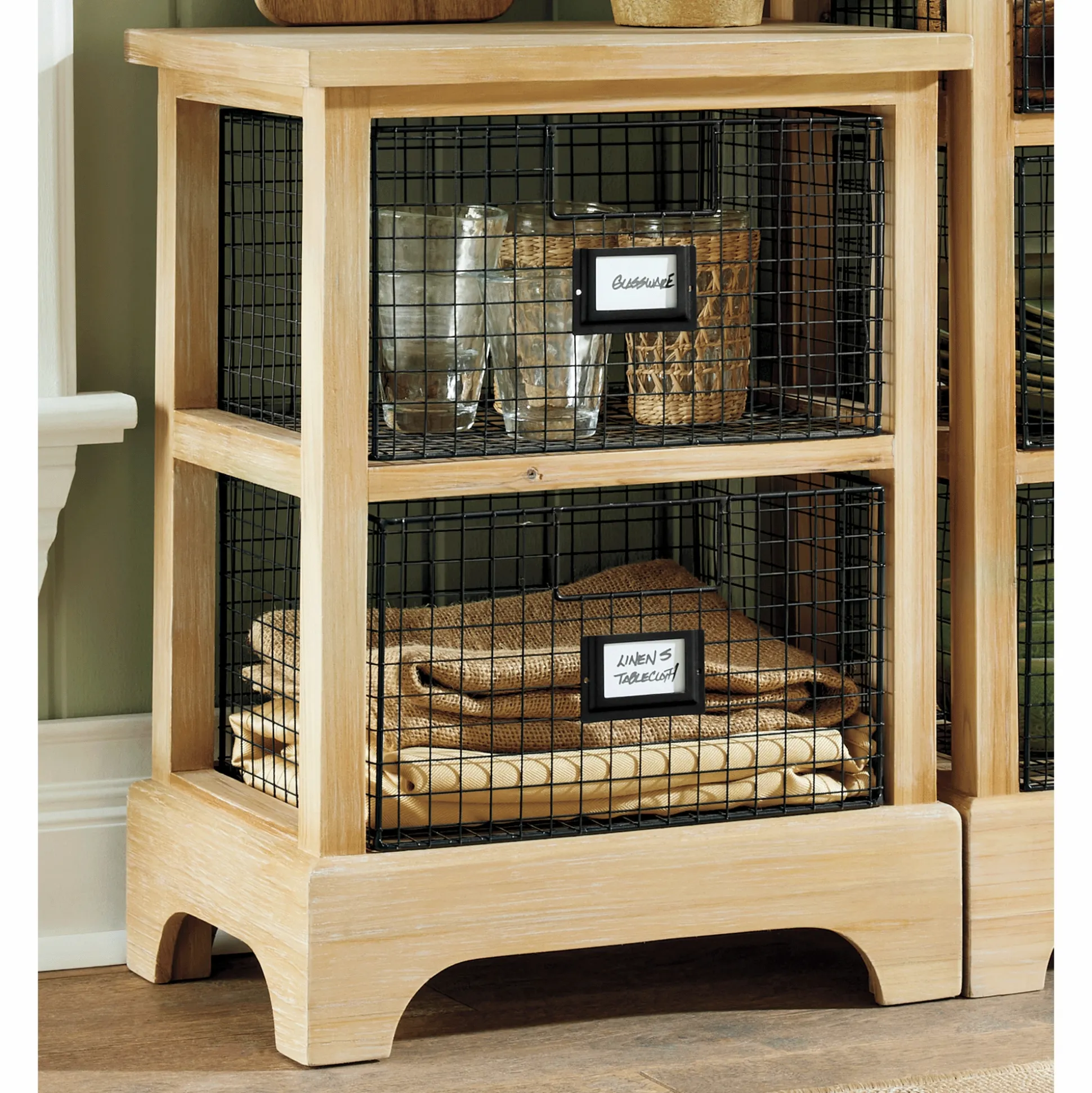 Orebin Wire 2-Drawer Cabinet