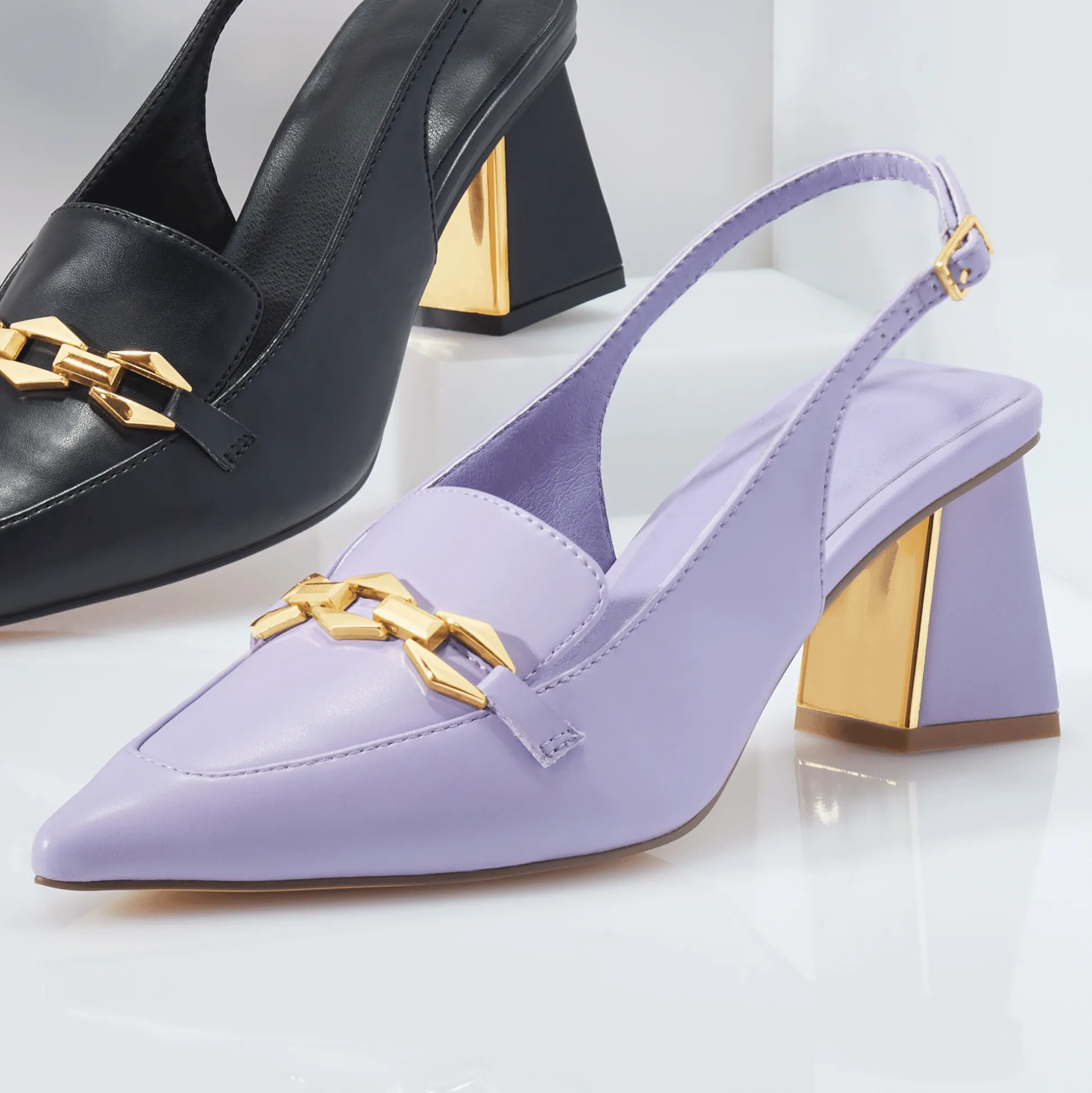 Ornamented Slingback