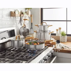 Oster Davinelle 12-Piece Stainless Steel Cookware Set