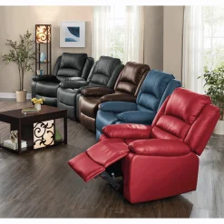 Overstuffed Plush Comfort Recliner Chair