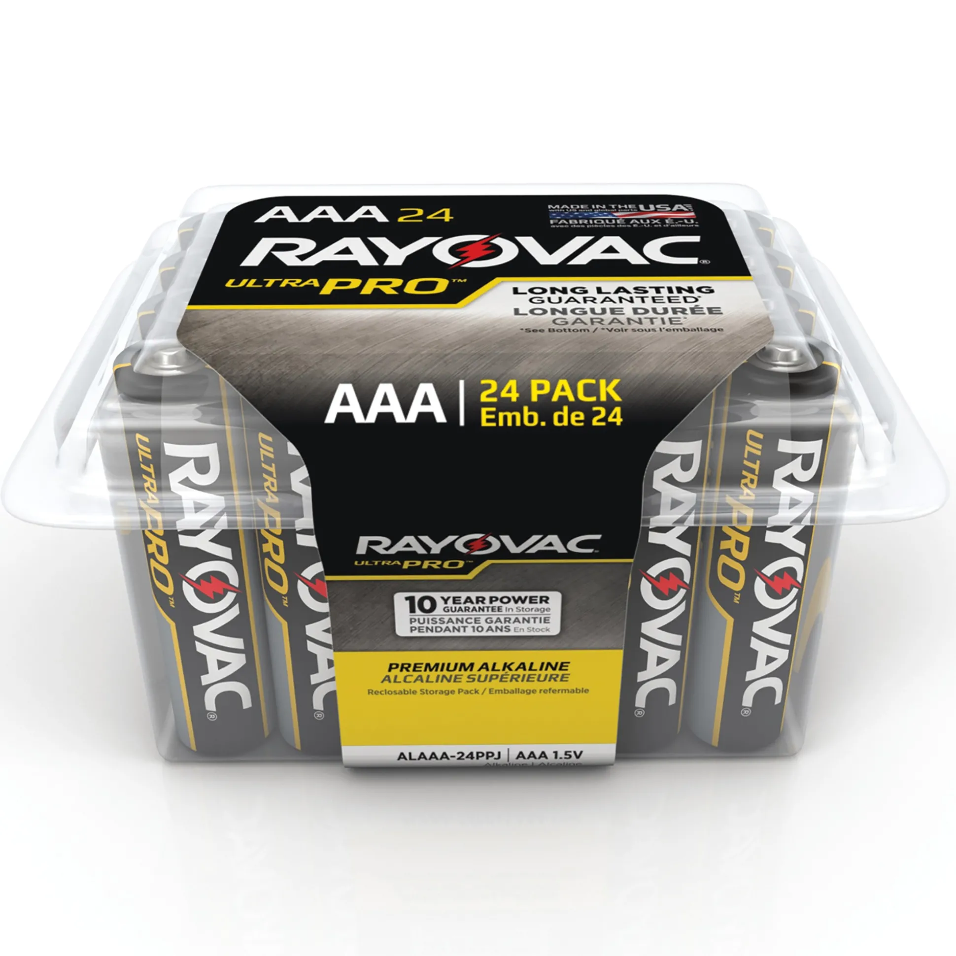 24-Pack AAA Rayovac Batteries