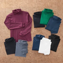 3-Pack Classic Men's Jersey Turtleneck Set