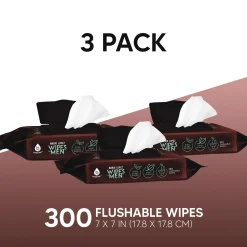 3-Pack Men’s Pursonic Flushable Wipes