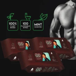 3-Pack Men’s Pursonic Flushable Wipes