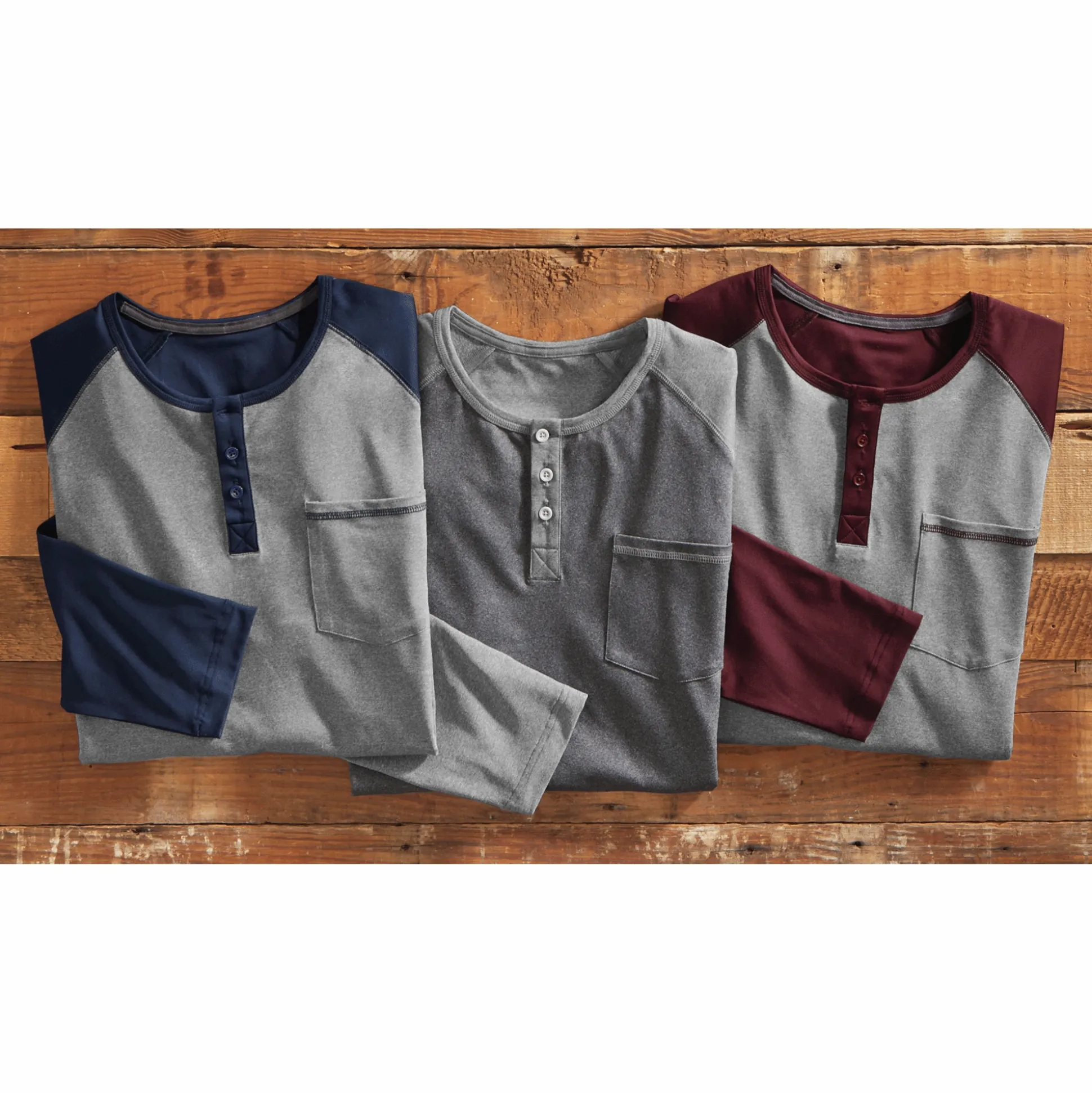 3-Pack Raglan Shirts