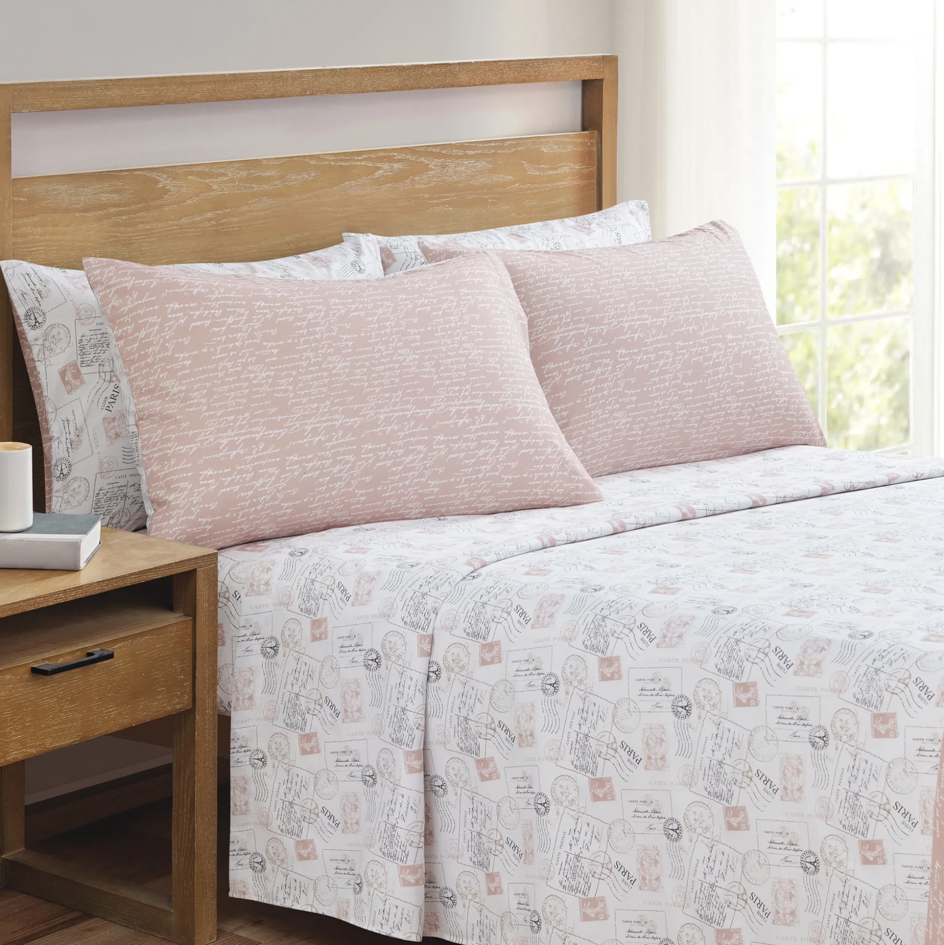 Parisian Stamp Turnstyle 6-Piece Sheet Set