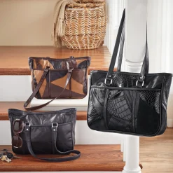 Patched Tote Bag