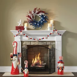 Patriotic Hearts Novelty Garland
