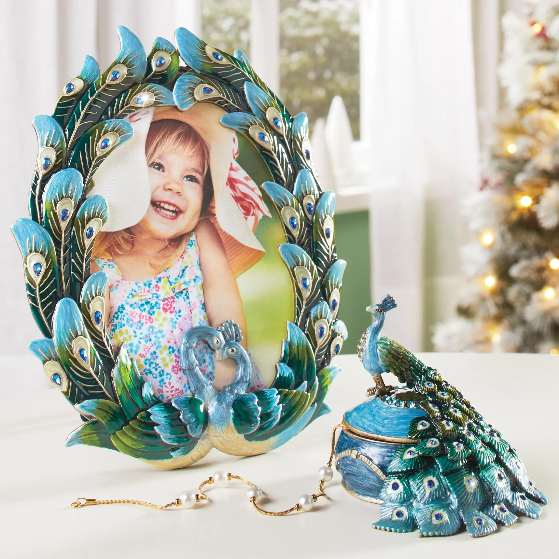 Peacock Picture Frame
