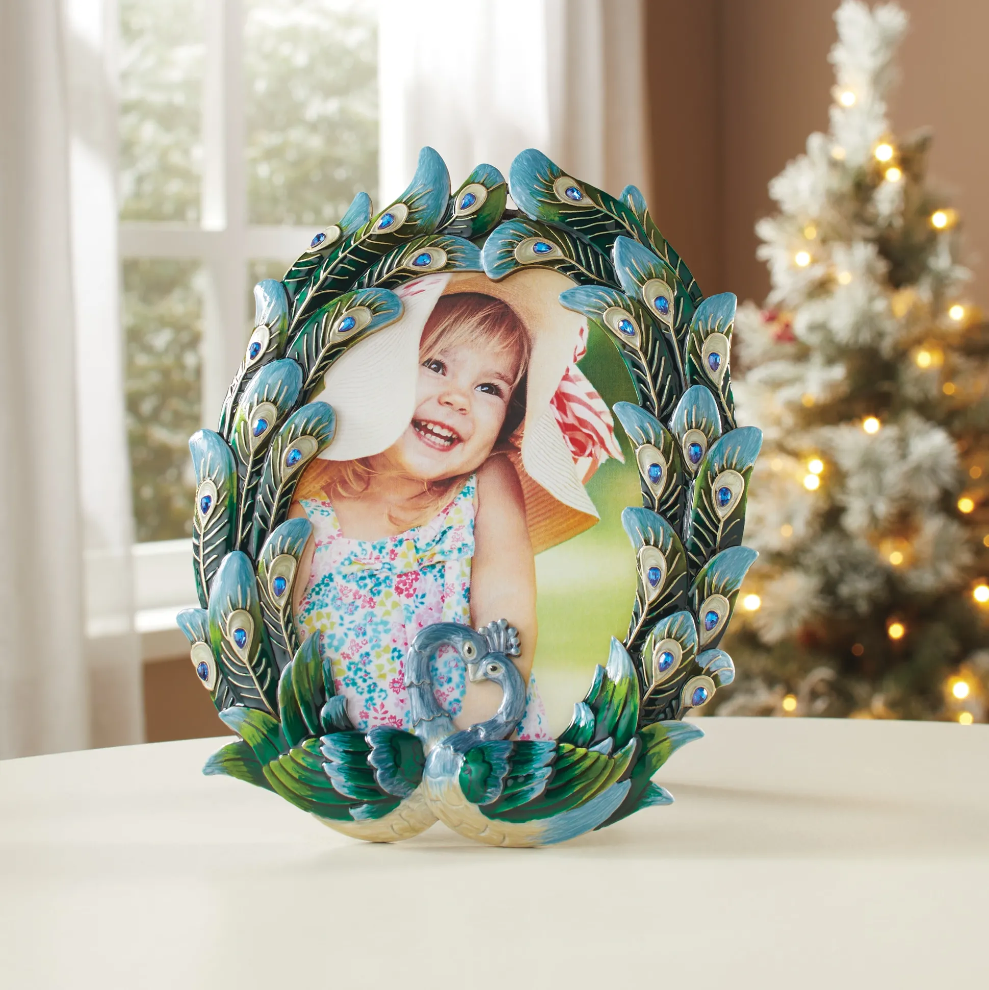 Peacock Picture Frame