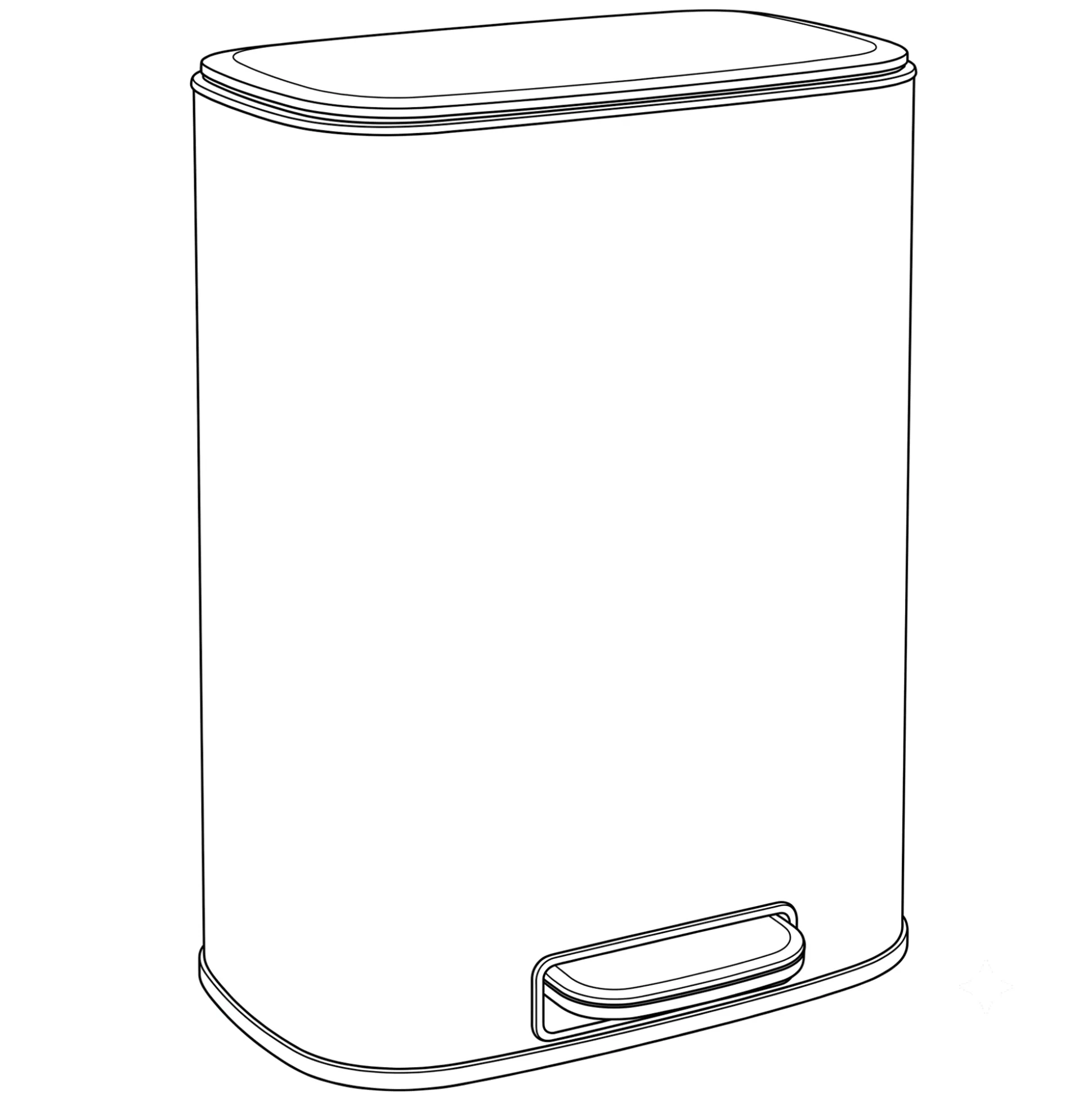 Pedal Trash Can