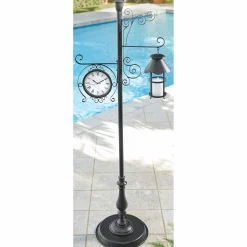 Pedestal Clock and Lantern