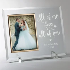 Personalized All of Me Loves You Picture Frame