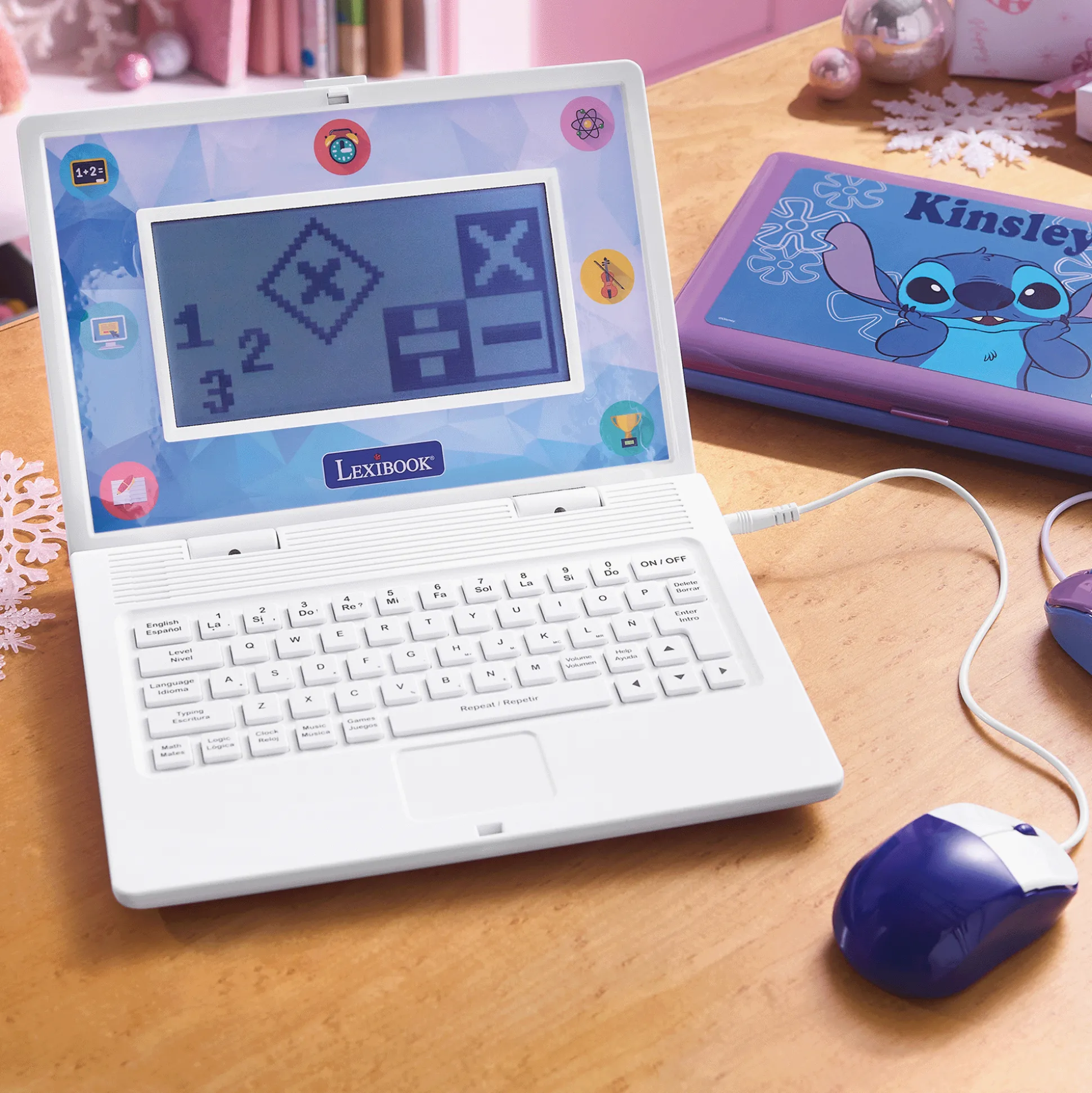 Personalized 6.7" Bilingual Activity Laptop