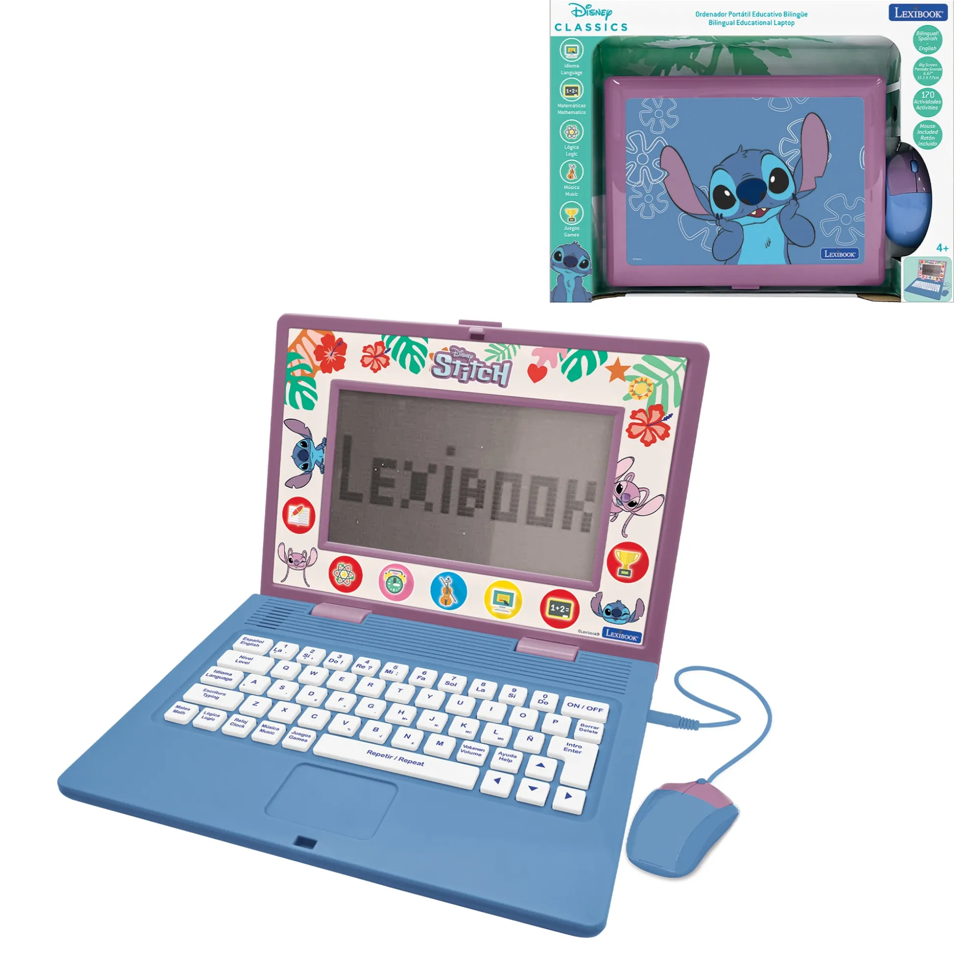 Personalized 6.7" Bilingual Activity Laptop
