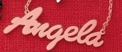 Personalized Colored Stainless Steel Name Jewelry