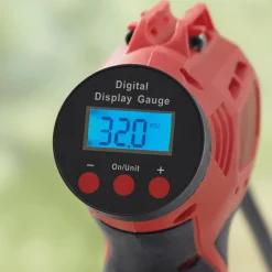 Personalized Cordless Tire Inflator with Digital Gauge, 6-foot Hose, Carrying Case