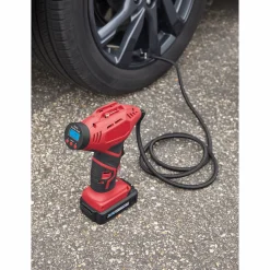 Personalized Cordless Tire Inflator with Digital Gauge, 6-foot Hose, Carrying Case
