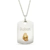 Personalized Inspirations/Name Two-tone Pendant