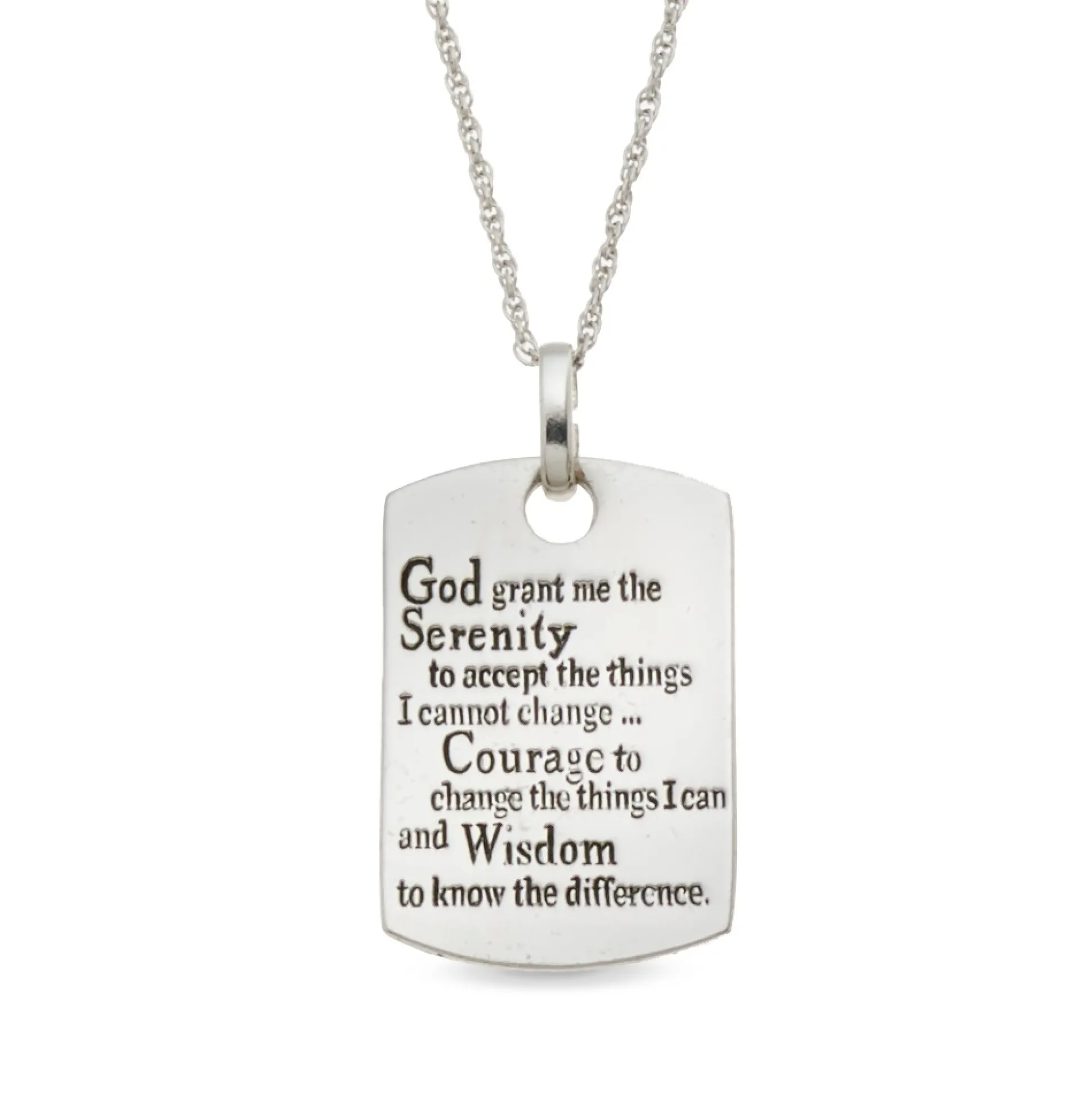 Personalized Inspirations/Name Two-tone Pendant