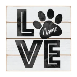 Personalized Love My Pet Wall Art