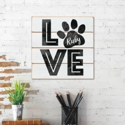 Personalized Love My Pet Wall Art